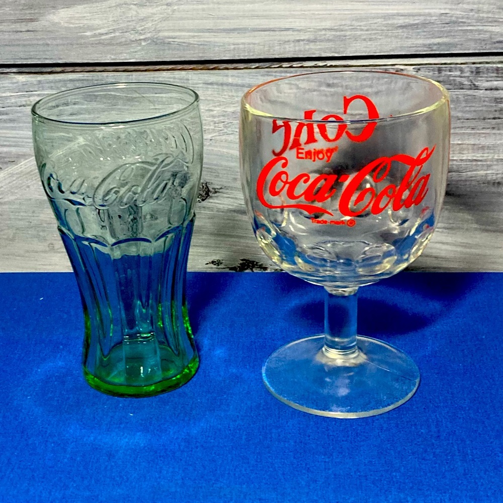 VINTAGE COCA-COLA GLASSES